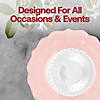 Pearl Pink Round Lotus Plastic Tableware Set - (120 Settings) Image 4