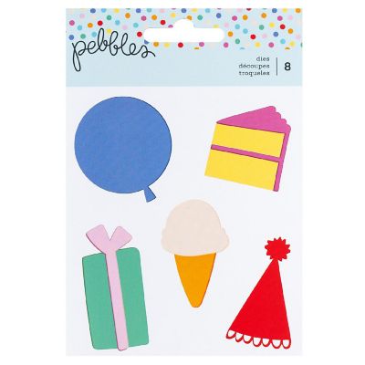 Pebbles All The Cake Die Set-8/Pkg Image 1