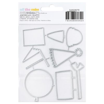 Pebbles All The Cake Die Set-8/Pkg Image 1