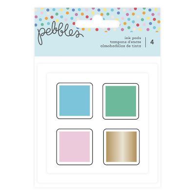 Pebbles All The Cake Ink Pads-4/Pkg Image 1