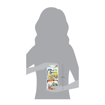 Pebbles Cool Boy Ephemera Die-Cuts 67/Pkg-Journaling, Silver Foil Image 3