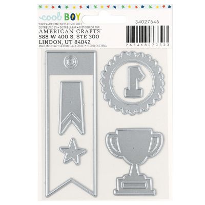 Pebbles Cool Boy Metal Die Set-6/Pkg Image 1