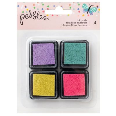 Pebbles Cool Girl Ink Pads-4/Pkg Image 1