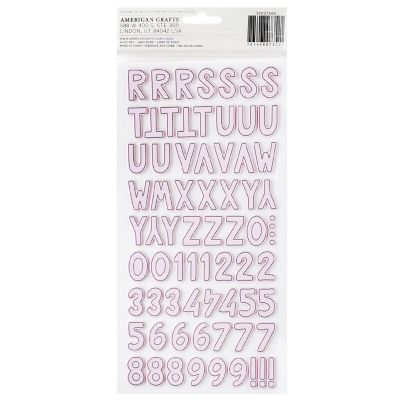 Pebbles Cool Girl Thickers Stickers 139/Pkg-Alpha Image 1