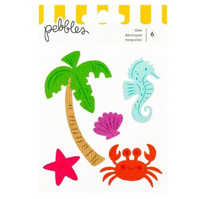 Pebbles Fun In The Sun Metal Die Set-6/Pkg Image 1