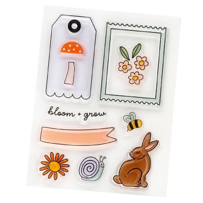 Pebbles Sunny Bloom Clear Stamps-11/Pkg Image 3