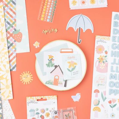 Pebbles Sunny Bloom Enamel Dots-60 Pieces Image 2