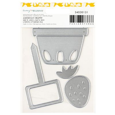 Pebbles Sunny Bloom Metal Die Set-4/Pkg Image 1