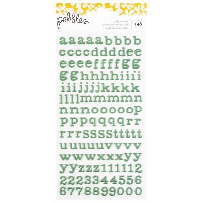 Pebbles Sunny Bloom Puffy Stickers 148/Pkg-Alpha Image 1