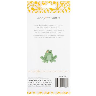 Pebbles Sunny Bloom Puffy Stickers 47/Pkg-Icons Image 1