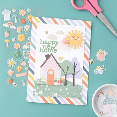 Pebbles Sunny Bloom Puffy Stickers 47/Pkg-Icons Image 2