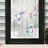 Peeking Easter Bunnies Window Clings - 4 Pc. Image 1