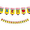 Pencil Pennant Banner with Sticker Sheets Image 1