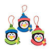 Penguin Christmas Ornament Craft Kit - Makes 12 Image 1