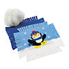 Penguin with Hat &amp; Scarf Fleece Tied Pillow Craft Kit - Makes 6 Image 1