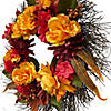 Peony and Mum Artificial Spring Floral Wreath  24" Image 4