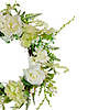 Peony and Rose Artificial Spring Wreath 24" Image 2