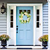 Peony and Rose Artificial Spring Wreath 24" Image 1