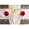 Peony Napkin Ring (Set Of 4) Deep Red Image 4