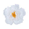 Peony Napkin Ring (Set Of 4) White Image 3