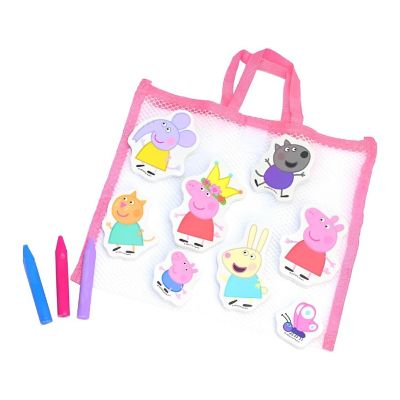 Peppa Pig 8-Piece Bath Playtime Set Image 1