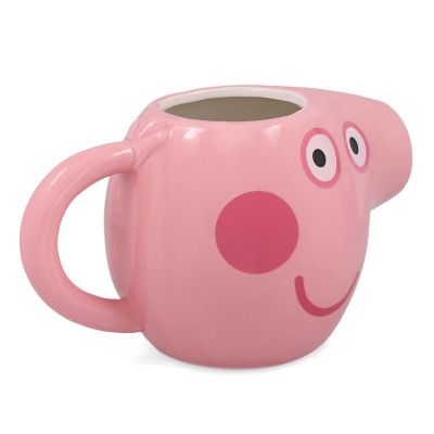 Peppa Pig Sculpted Ceramic Mug  Holds 20 Ounces Image 1