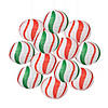 Peppermint Candy Balloon 12" Hanging Paper Lanterns - 12 Pc. Image 1