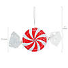 Peppermint Swirl Hanging Decorations - 3 Pc. Image 1