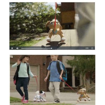 Peppy Pets Walking Brown Mutt Dog No Batteries Required Bouncing Pup Interactive Mighty Mojo Image 3