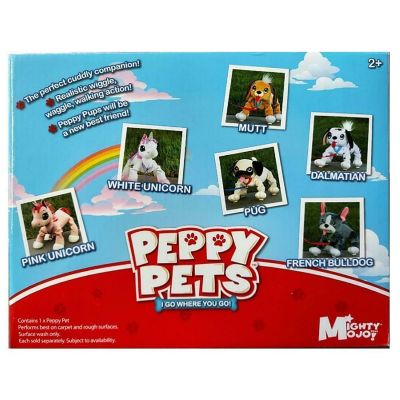 Peppy Pets Walking Unicorn White No Batteries Required Bouncing Pet Interactive Mighty Mojo Image 3