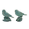 Perched Bird Figurine (Set Of 6) 5"H Resin Image 1