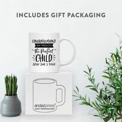 Perfect Child After 3 Tries Ceramic Mug Image 2