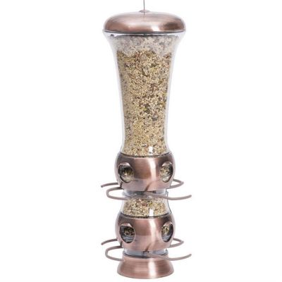 Perky-Pet 112-4 Select-A-Bird Tube Feeder with Copper Finish Image 1