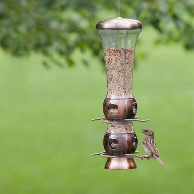 Perky-Pet 112-4 Select-A-Bird Tube Feeder with Copper Finish Image 2