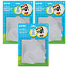 Perler Small & Large Basic Shapes Clear Pegboards, 5 Per Pack, 3 Packs Image 1