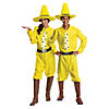 Person In The Yellow Hat Adult Costume Image 1