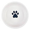 Pet Bowl Cats Meow Navy Small 4.25Dx2H (Set Of 2) Image 1