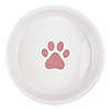 Pet Bowl Cats Meow Rose Medium 6Dx2H (Set Of 2) Image 1