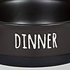 Pet Bowl Dinner And Drinks Black Medium (Set Of 2) Image 2