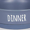 Pet Bowl Dinner And Drinks French Blue Small (Set Of 2) Image 2