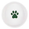 Pet Bowl Dog Show Hunter Green Large 7.5Dx2.4H (Set Of 2) Image 1