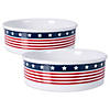 Pet Bowl Flag Large 7.5X2.4 Set/2 Image 1