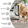 Pet Bowl Trellis Paw Rose Medium 6Dx2H (Set Of 2) Image 4