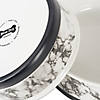 Pet Bowl White Marble Medium 6X2 Set/2 Image 4