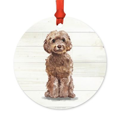 Pet Dog Metal Ornament, Champ Cockapoo Image 1