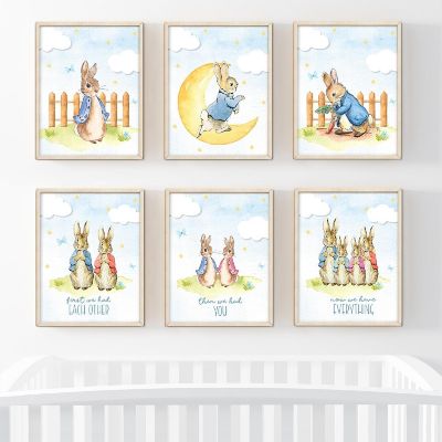 Peter Rabbit Girl/Boy Fraternal P/B Twin Image 1