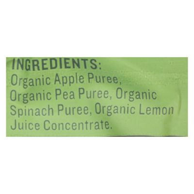 Peter Rabbit Organics Veggie Snacks Pea Spinach and Apple 4.4 oz 10 Pack Image 2