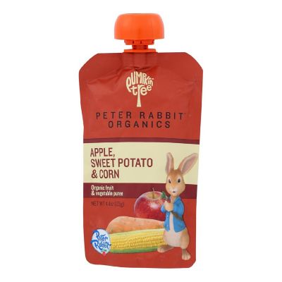 Peter Rabbit Organics Veggie Snacks Sweet Potato Corn and Apple 4.4 oz 10 Pack Image 1
