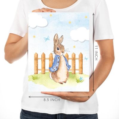 Peter Rabbit Watercolor Blue First We Image 2