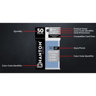 Phantom: Sky Size 75 X 105Mm: Matte Front/Back - 50 Pack Image 1